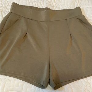 EUC Zella High Waist Khaki Shorts